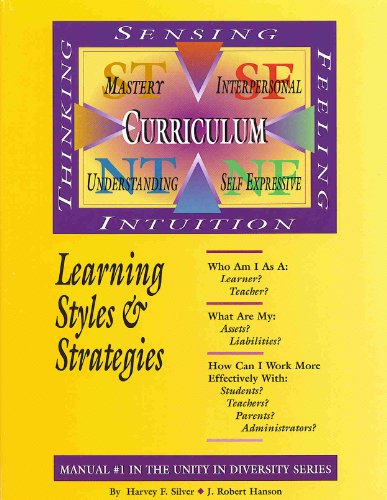 Stock image for Learning Styles & Strategies (The Unity in Diversity Series Vol. 1) for sale by Once Upon A Time Books