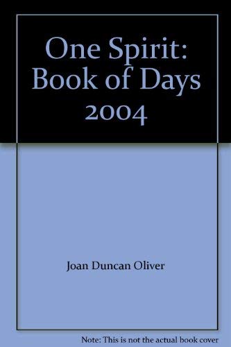 Stock image for One Spirit: Book of Days 2004 for sale by ThriftBooks-Dallas