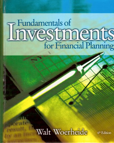 Beispielbild fr Fundamentals of Investments for Financial Planning zum Verkauf von Wonder Book