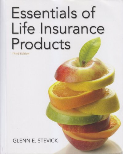 Stock image for Essentials of Life Insurance Products for sale by ThriftBooks-Dallas