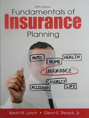 Imagen de archivo de Fundamentals of Insurance Planning, Fifth Edition a la venta por Better World Books: West