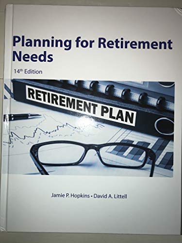 Stock image for Planning for Retirement Needs, Fourteenth Editon for sale by HPB-Red