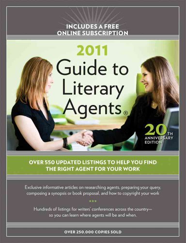 Stock image for 2011 Guide to Literary Agents for sale by Better World Books: West