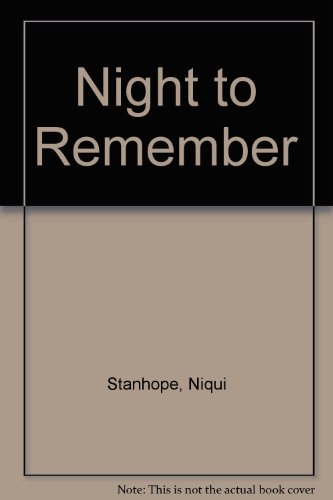 Night To Remember (9781583143124) by Stanhope, Niqui