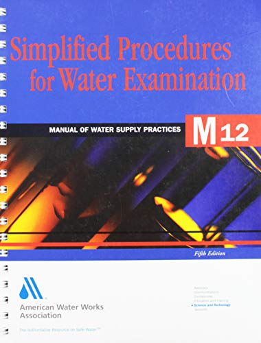 9781583211823: Simplified Procedures for Water Examination (M12) (Awwa Manual, M12)