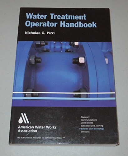 Imagen de archivo de Water Treatment Operator Handbook a la venta por Weird Books