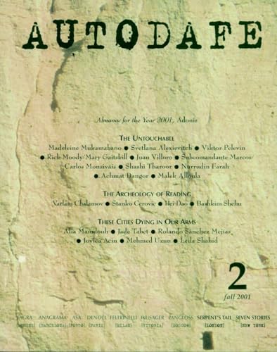9781583222621: Autodafe 2: The Journal of the International Parliament of Writers
