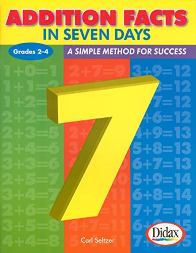 Stock image for Addition Facts in Seven Days / Grades 2-4 for sale by HPB Inc.