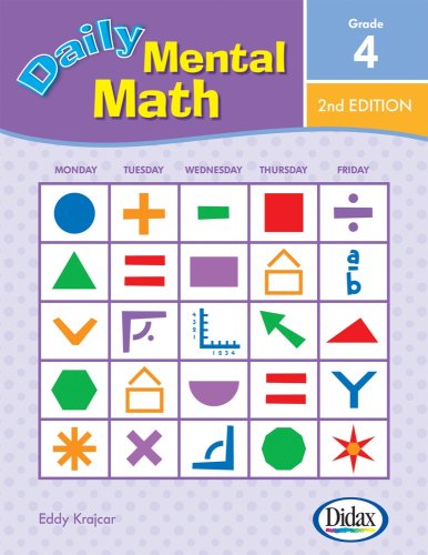 Stock image for Daily Mental Math, 2nd Edition (Grade 4) for sale by Upward Bound Books