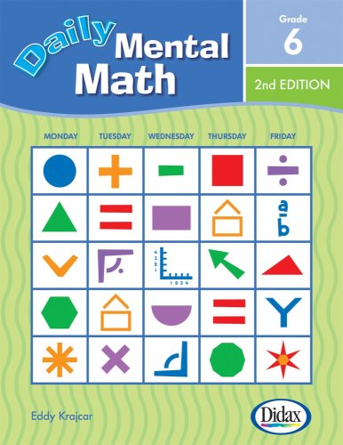 9781583242827: Daily Mental Math, 2nd Edition (Grade 6)