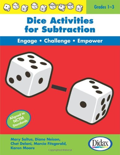 Stock image for Dice Activities for Subtraction, Grades 1-3 for sale by Blindpig Books