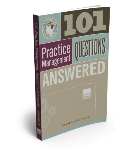 Imagen de archivo de 101 Veterinary Practice Management Questions Answered a la venta por Goodwill San Antonio