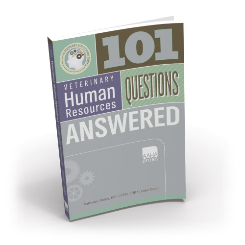 Imagen de archivo de 101 Veterinary Human Resources Questions Answered a la venta por GoldBooks