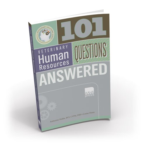 Stock image for 101 Veterinary Human Resources Questions Answered for sale by GoldBooks