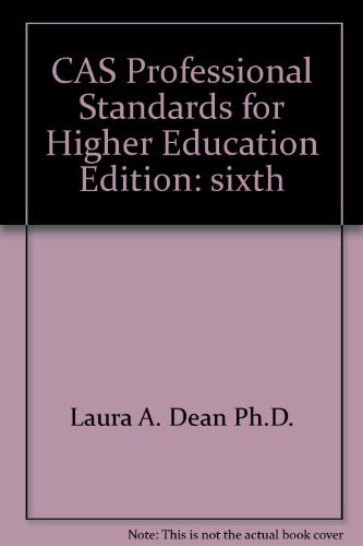 Stock image for CAS Professional Standards for Higher Education for sale by Better World Books: West