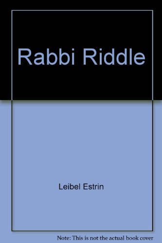 Stock image for Rabbi Riddle. for sale by Henry Hollander, Bookseller