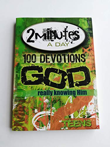 Imagen de archivo de Teens 2 Minutes a Day 100 Devotions God Really Knowing Him a la venta por Decluttr