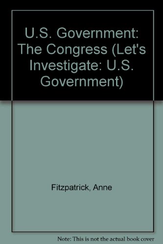 Stock image for The U. S. Government Congress for sale by Better World Books