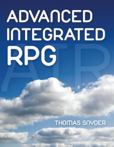 Imagen de archivo de Advanced Integrated RPG a la venta por SecondSale