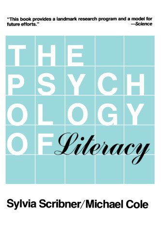 The Psychology of Literacy (9781583484395) by Sylvia Scribner; Michael Cole