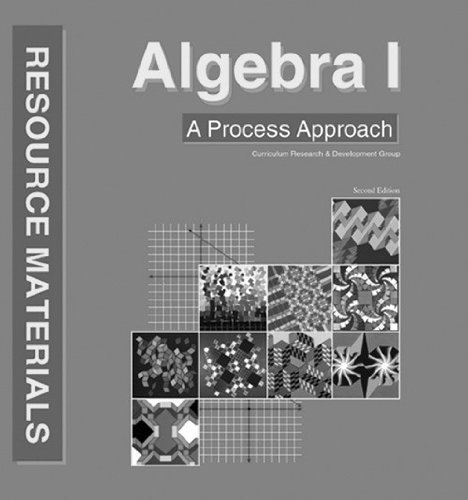 Beispielbild fr Algebra I: A Process Approach, Teacher Resource Materials zum Verkauf von BEST_TEXTBOOKS_DEALS