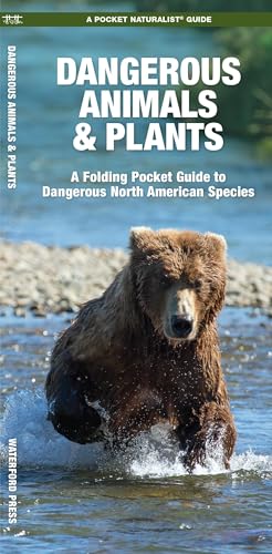 Dangerous Animals & Plants: A Folding Pocket Guide to Dangerous North American Species (Pocket Na...