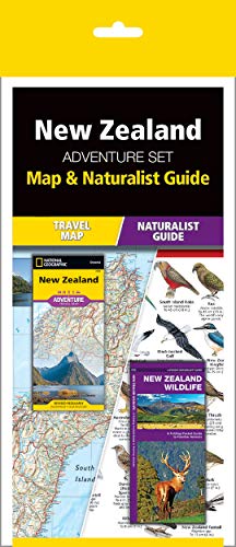 Stock image for New Zealand Adventure Set: Map & Naturalist Guide for sale by Irish Booksellers