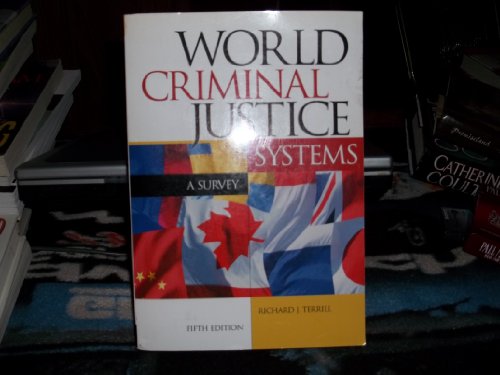 Imagen de archivo de World Criminal Justice Systems: A Comparative Survey a la venta por HPB-Red