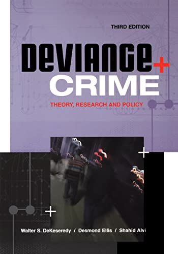 Beispielbild fr Deviance and Crime : Theory, Research and Policy zum Verkauf von Better World Books: West