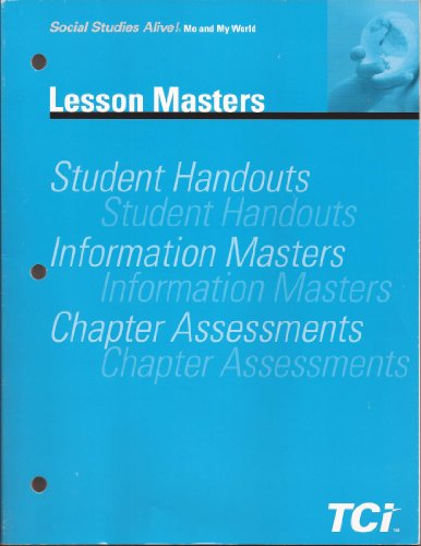 9781583717554: Lesson Masters for Social Studies Alive! Me and My World