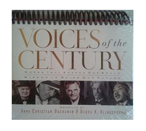 9781583758380: Voices of the Century Day to Day Calendar: Words That Shaped Our Souls, Wisdom to Guide Our Future