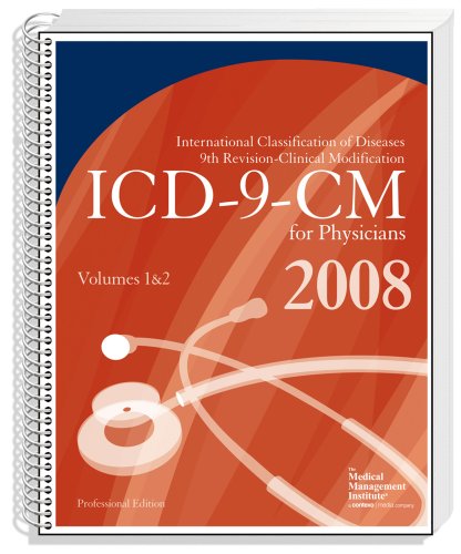 Imagen de archivo de ICD-9-CM 2008 Volumes 1 & 2, Professional for Physicians a la venta por HPB-Red