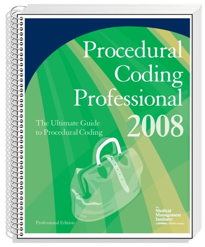 Imagen de archivo de Procedural Coding Professional 2008 (NEW!! Enhanced, Expert CPT Coding Tool) a la venta por books4u31