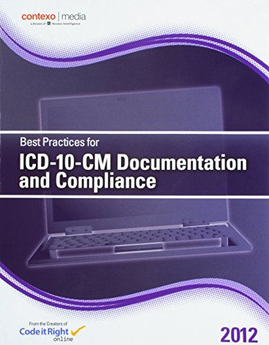 Beispielbild fr Best Praices for ICD-10-CM Documentation and Compliance zum Verkauf von HPB-Red