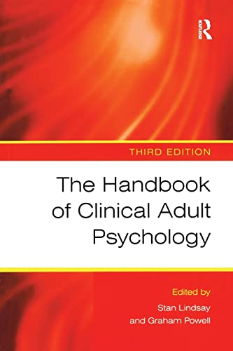 Imagen de archivo de The Handbook of Clinical Adult Psychology a la venta por Phatpocket Limited