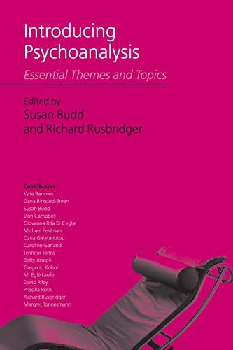 Imagen de archivo de Introducing Psychoanalysis : Essential Themes and Topics a la venta por Blackwell's