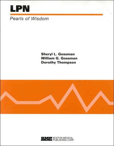 Beispielbild fr LPN: Pearls of Wisdom zum Verkauf von Wonder Book