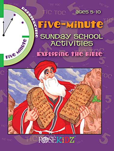 Stock image for 5 Minute Sunday School Activities: Exploring the Bible: Ages 5-10 for sale by Orion Tech