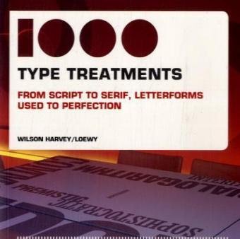 Beispielbild fr 1000 Type Treatments - Mini Edition: From Script to Serif, Letterforms Used to Perfection zum Verkauf von WorldofBooks