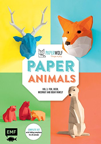 Stock image for Paper Animals: Volume 1: Fox, Deer, Meerkat and Bear Family for sale by Lakeside Books