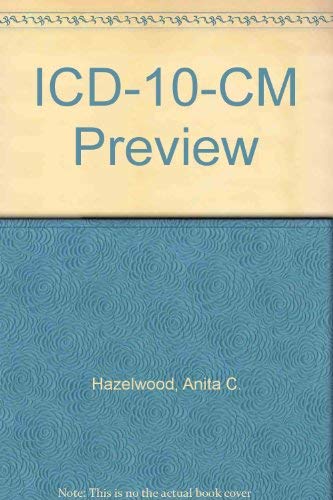 Imagen de archivo de ICD-10-CM Preview a la venta por Better World Books