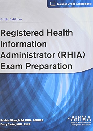 9781584261216: Registered Health Information Administrator (RHIA) Exam Preparation