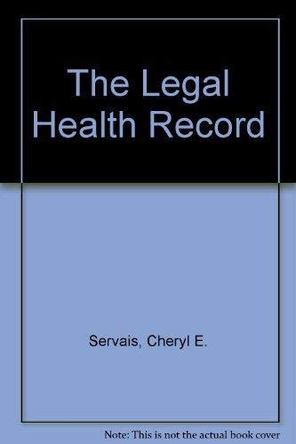 Stock image for The Legal Health Record for sale by Half Price Books Inc.