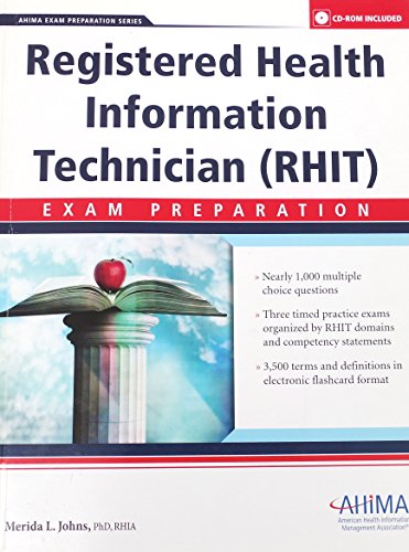 Beispielbild fr Registered Health Information Technician (Rhit) Exam Preparation zum Verkauf von HPB-Red
