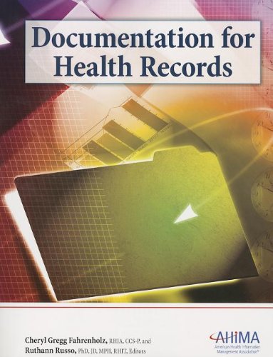 Imagen de archivo de Documentation for Health Records a la venta por ThriftBooks-Dallas