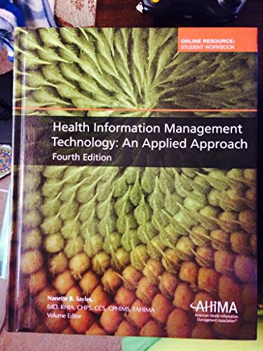 Imagen de archivo de Health Information Management Technology: An Applied Approach a la venta por ThriftBooks-Dallas