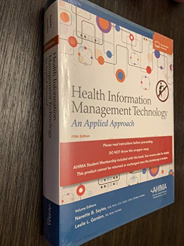 Beispielbild fr Health Information Management Technology: An Applied Approach - With 2 Access zum Verkauf von HPB-Red