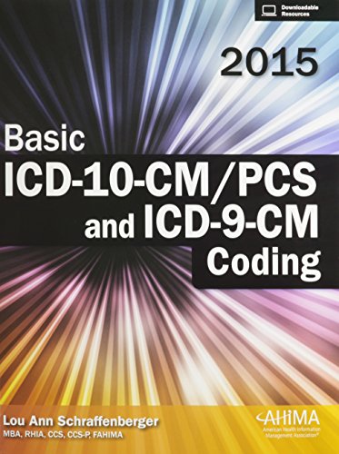 9781584265030: Basic ICD-10-CM/PCS and ICD-9-CM Coding, 2015