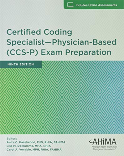 Imagen de archivo de Certified Coding Specialists-Physician Based(CCS-P) Exam Preparation a la venta por Sunshine State Books