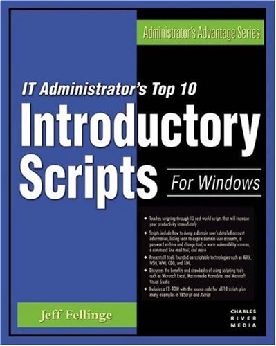 Beispielbild fr IT Administrator's Top 10 Introductory Scripts for Windows zum Verkauf von Better World Books